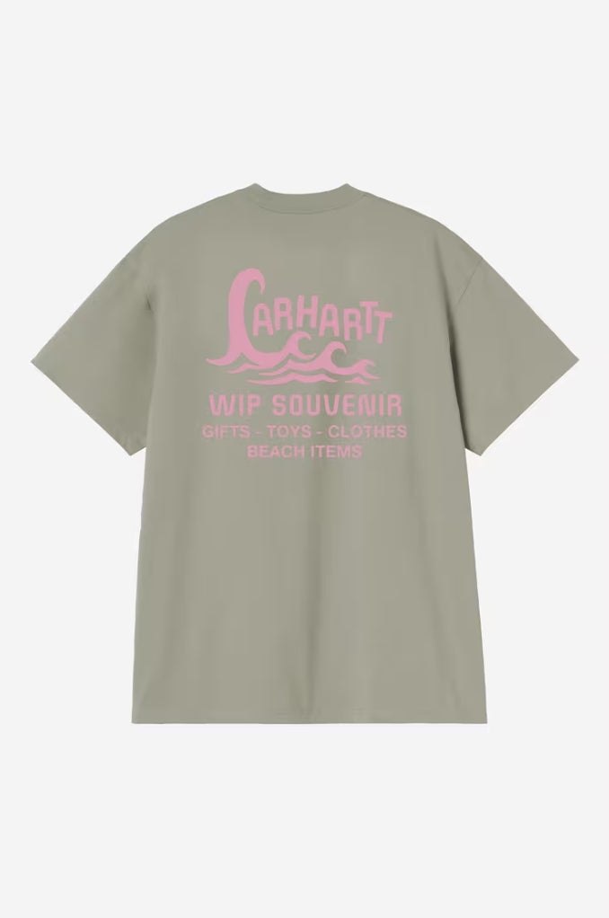 WAVES TEE SHADY GREEN