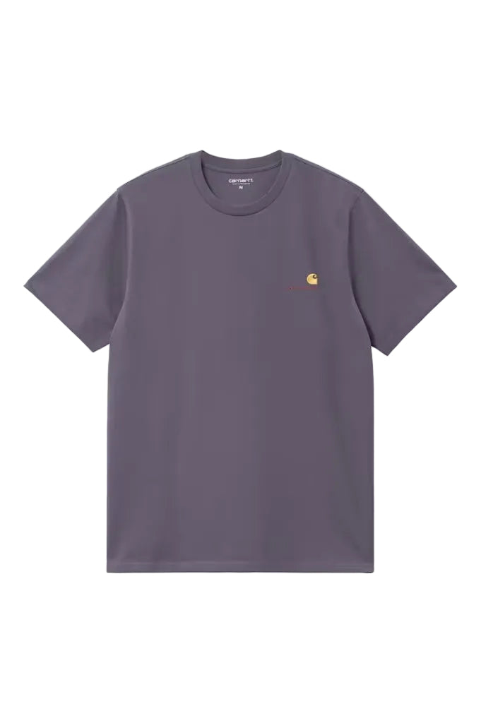 AMERICAN SCRIPT TEE SHADY PURPLE