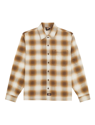 GULFPORT FLANNEL SHIRT CHOCOLATE BROWN