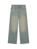 LEESEBURG MID WAIST JEANS LIGHT AGED FADE