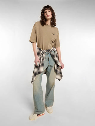 LEESEBURG MID WAIST JEANS LIGHT AGED FADE