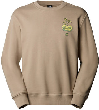 M' CONNECT RELAXED CREW MUSHROOM GREY