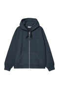 HOODED BENTON SWEAT JACKET CARBON/GARMENT DYED