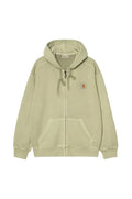 HOODED NELSON JACKET GENTLE GREEN GARMENT DYED