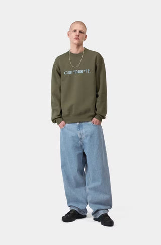 BRANDON PANT BLUE STONE BLEACHED