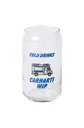 COLD DRINKS CAN GLASS CLEAR