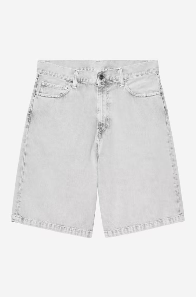 LANDON SHORT BLACK CHALK WASH