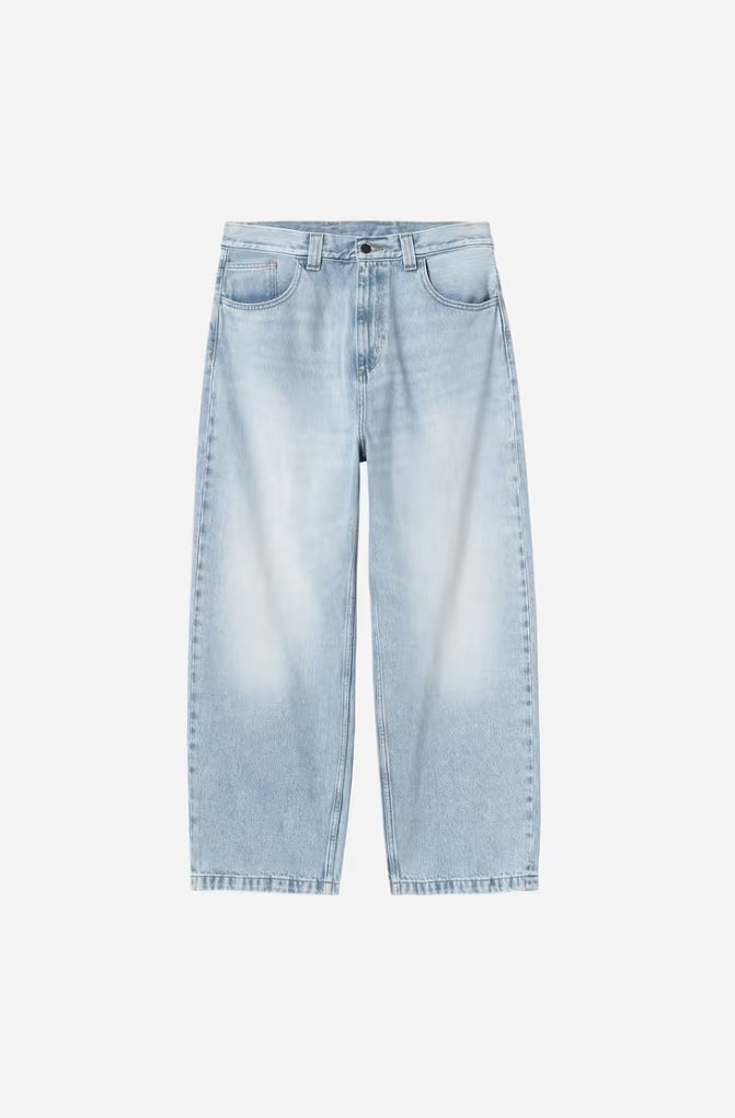 BRANDON PANT BLUE HEAVY WORN BLEACHED