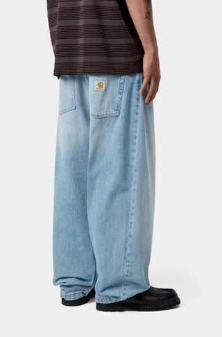 BRANDON PANT BLUE HEAVY WORN BLEACHED