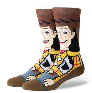 WOODY CREW SOCK BROWN