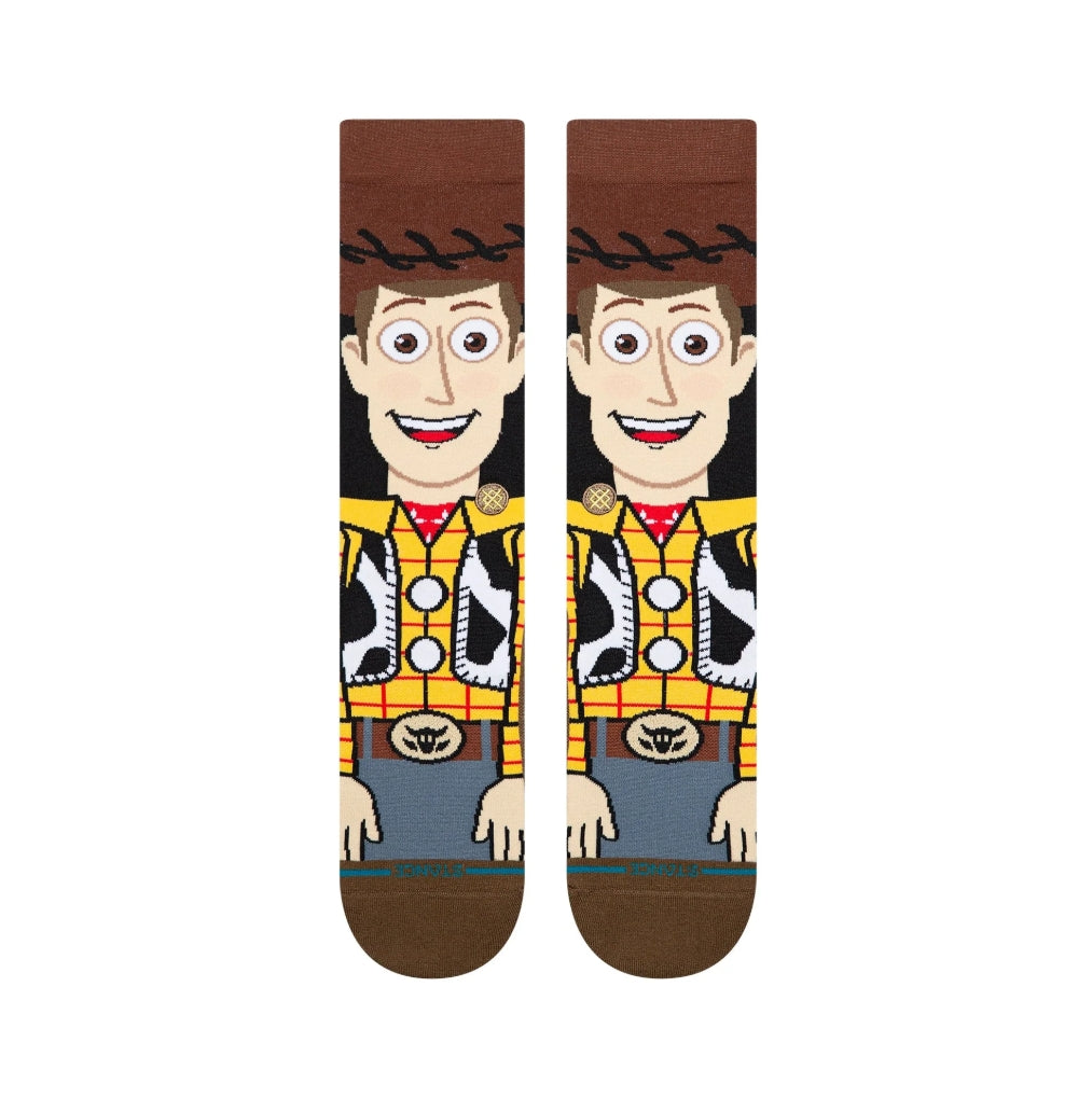 WOODY CREW SOCK BROWN