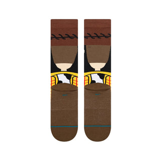 WOODY CREW SOCK BROWN