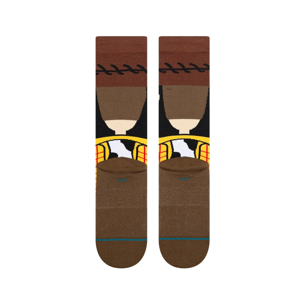 WOODY CREW SOCK BROWN