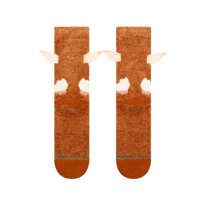GUIZMO CREW SOCK BROWN