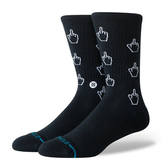 CURSOR CREW SOCK BLACK