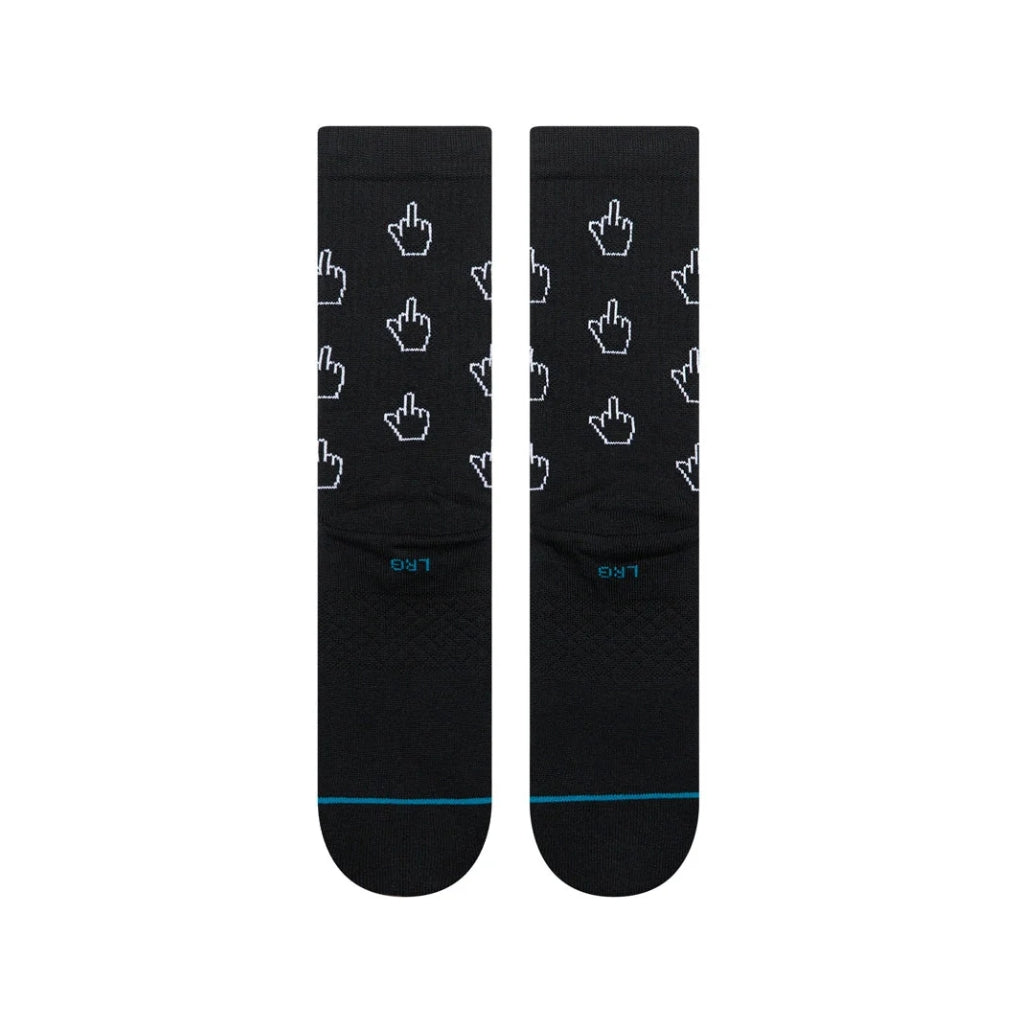 CURSOR CREW SOCK BLACK