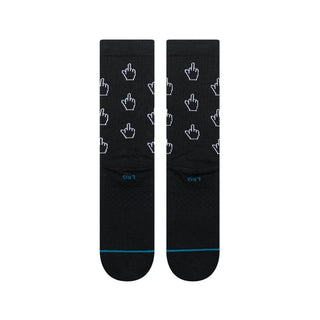 CURSOR CREW SOCK BLACK