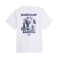 BASECAMP BARISTA TEE WHITE/SUMMIT NAVY