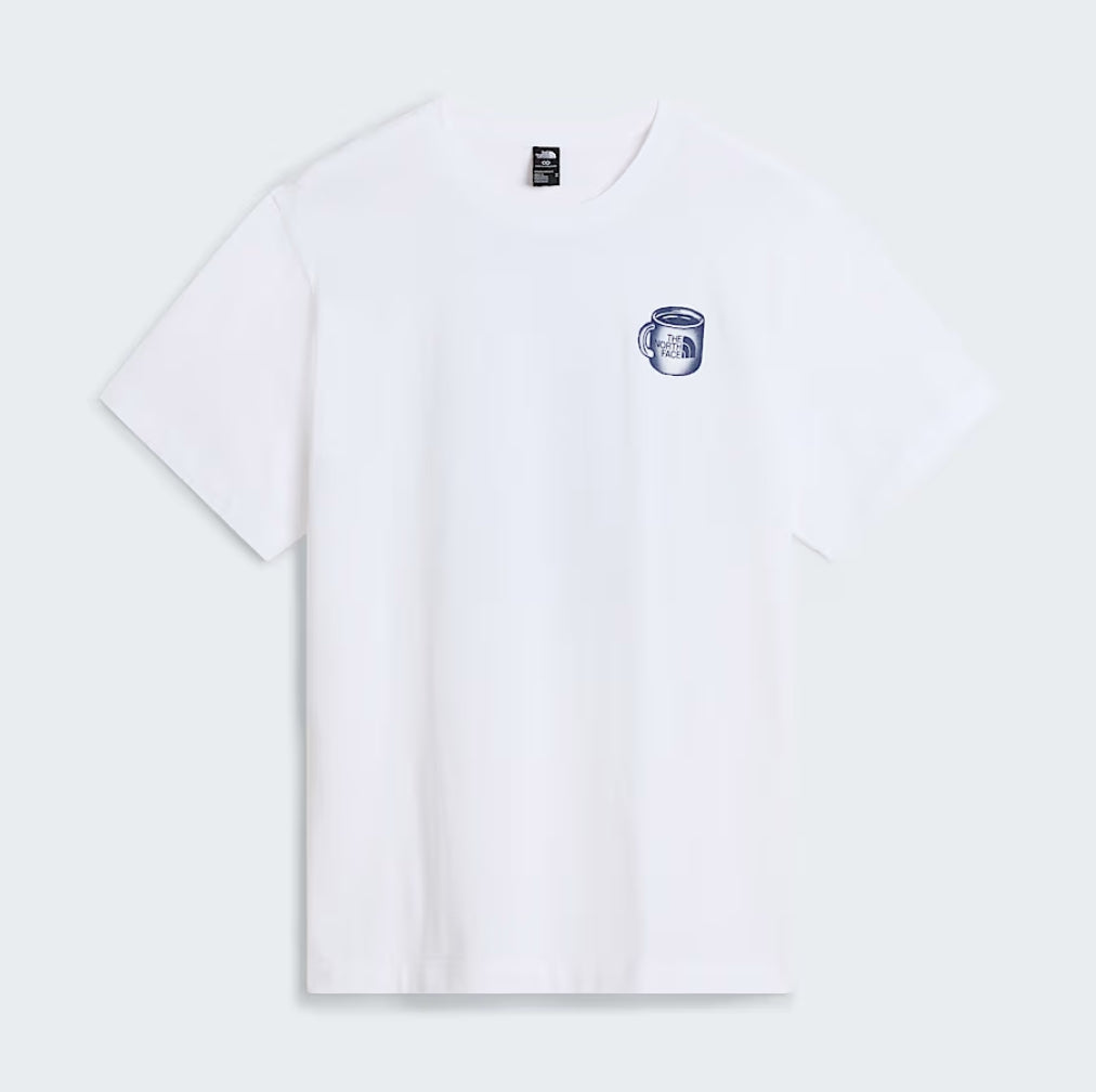 BASECAMP BARISTA TEE WHITE/SUMMIT NAVY