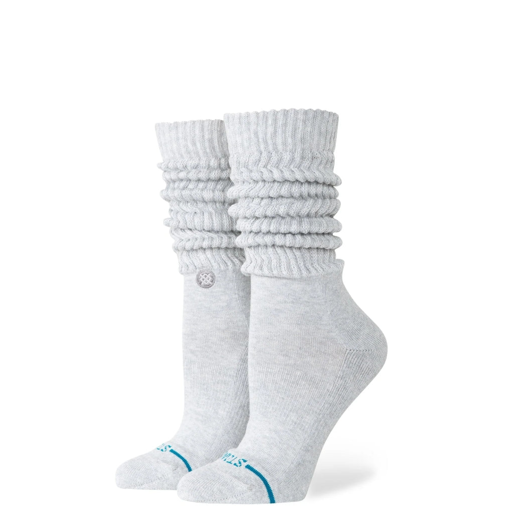 SLOUCH CREW SOCK HEATHER GREY