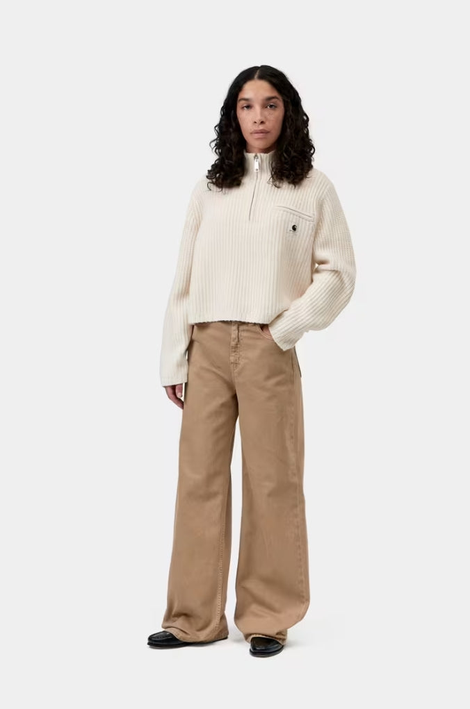 W' DETROIT HALF ZIP NATURAL