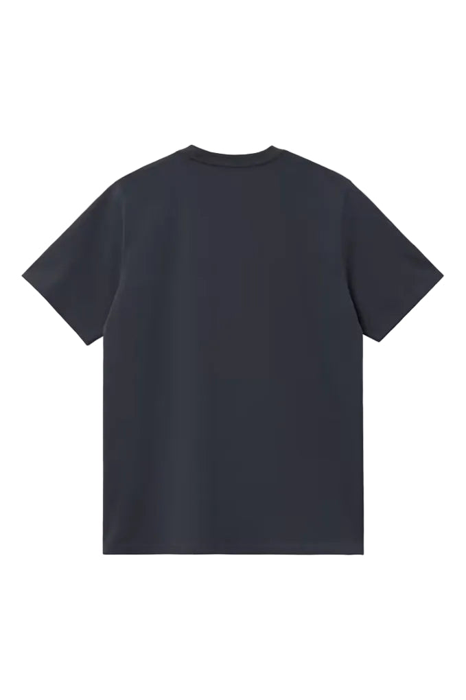 SCRIPT EMBROIDERY TEE DARK NAVY