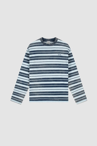 SUNFADE STRIPED LONGSLEEVE NAVY/LIGHT BLUE