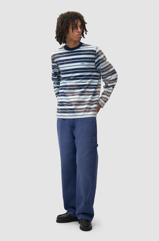 SUNFADE STRIPED LONGSLEEVE NAVY/LIGHT BLUE