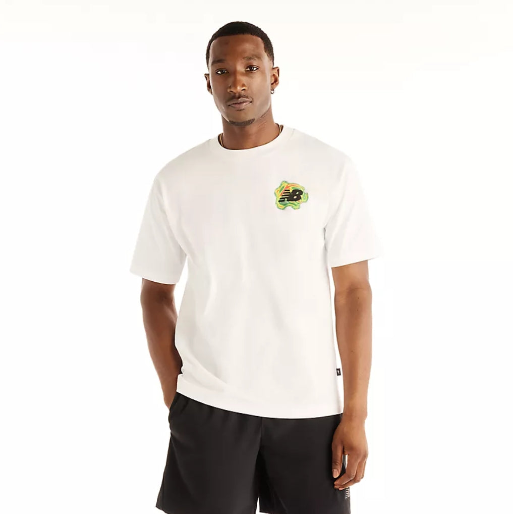 HEAT MAP MOTION TEE WHITE