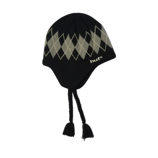 WILSON BRAIDED BEANIE BLACK