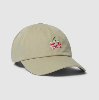 CHERRIES 6 PANEL CAP KHAKI