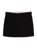 CORDUROY MINI SKIRT BLACK
