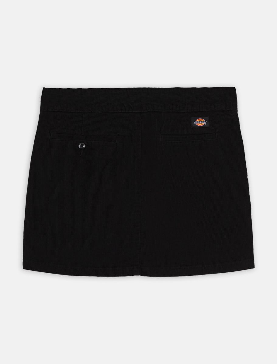 CORDUROY MINI SKIRT BLACK
