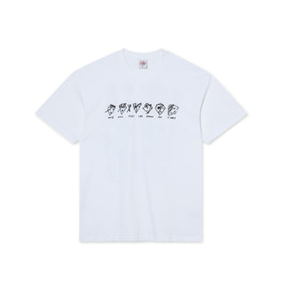 SAD AT TIMES TEE WHITE