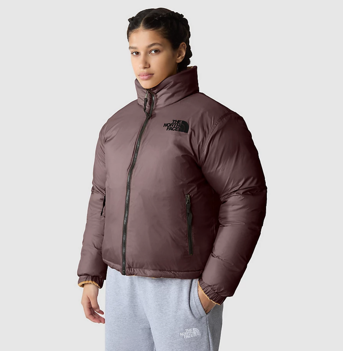 W REVERSIBLE 1992 NUPTSE JACKET ALMOND