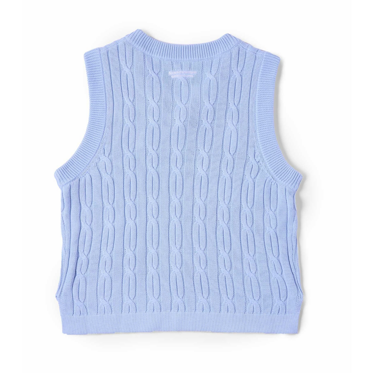 CHAIN SPENCER VEST BLUE