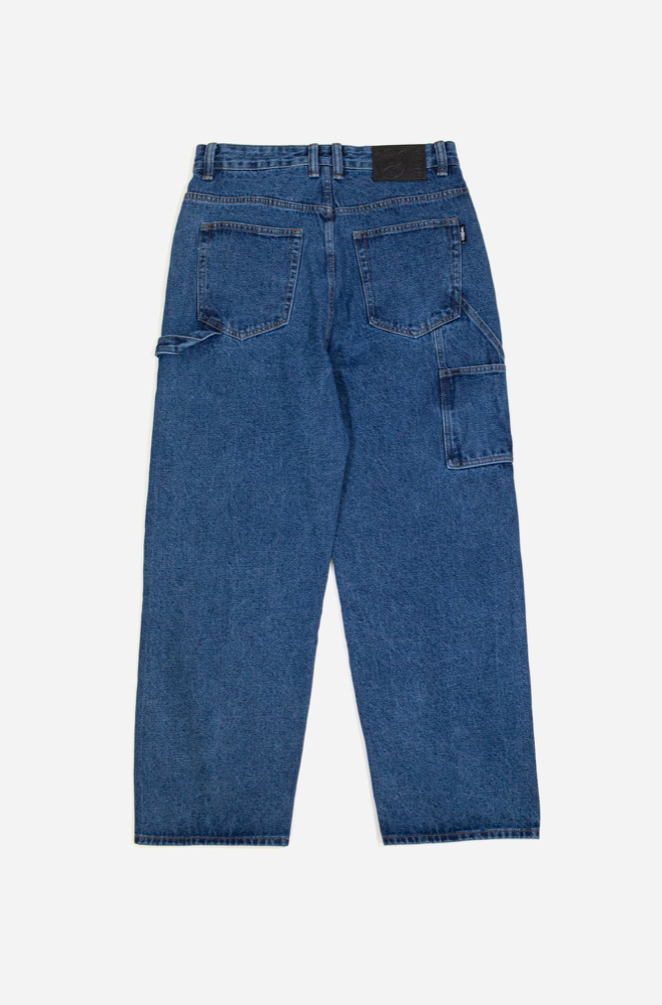 HAMMER DOUBLE KNEE PANT FEELER WASHED BLUE