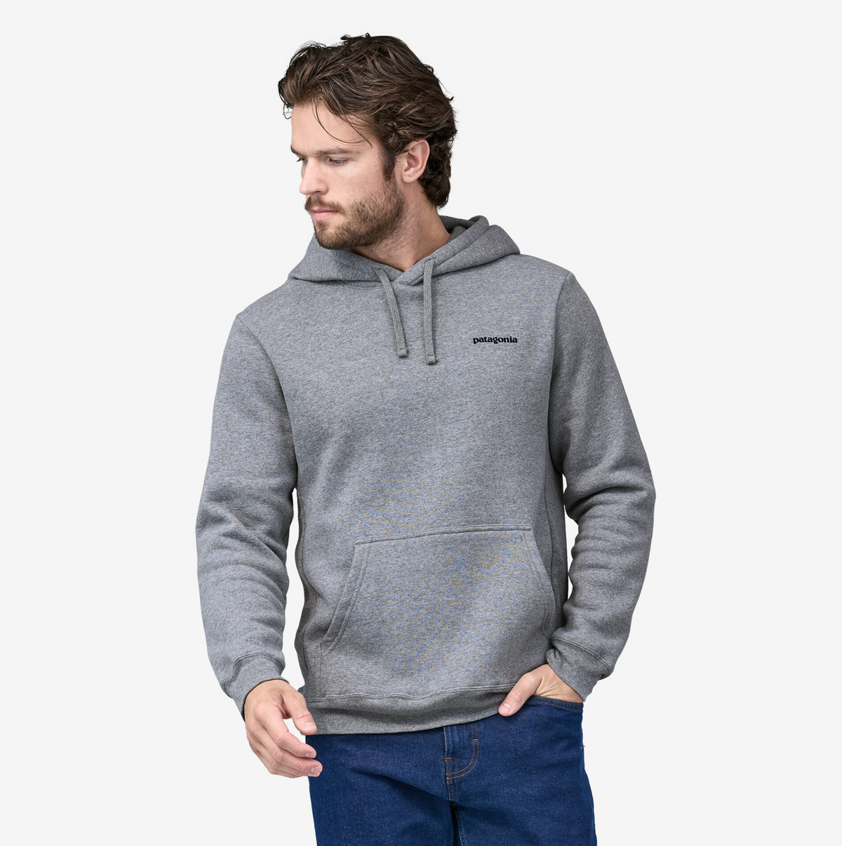 FITZ ROY ICON UPRISAL HOODIE GRAVEL HEATHER