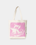 CANVAS GRAPHIC TOTE COTTON BUDDY PRINT NATURAL