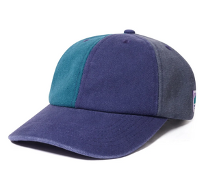 CANVAS PATCHWORK 6 PANEL CAP WASHED NAVY