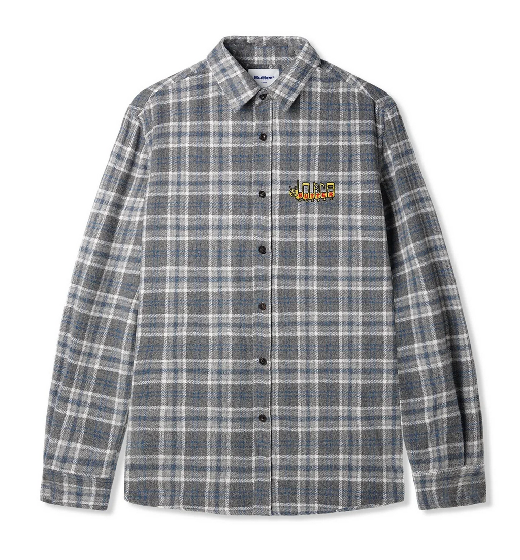 CATERPILLAR FLANNEL SHIRT SATE GREY