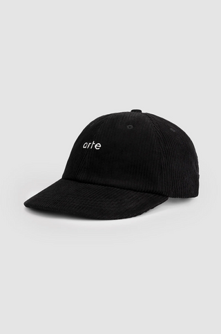CEDRIC CORDUROY CAP BLACK
