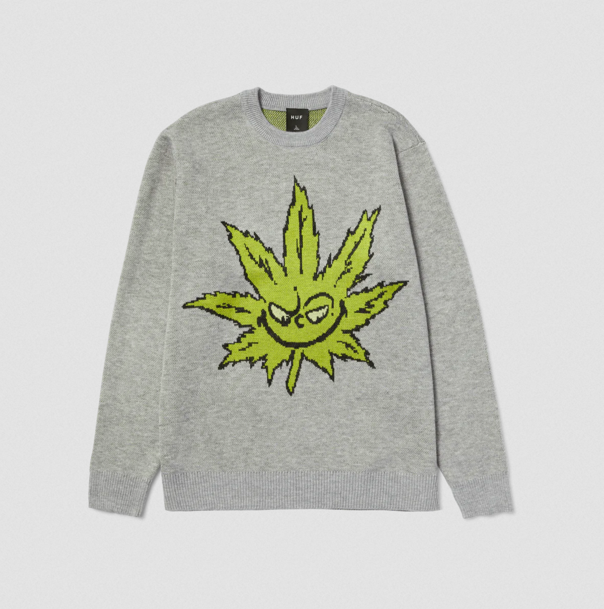 GREENCH BUDDY CREWNECK HEATHER GREY