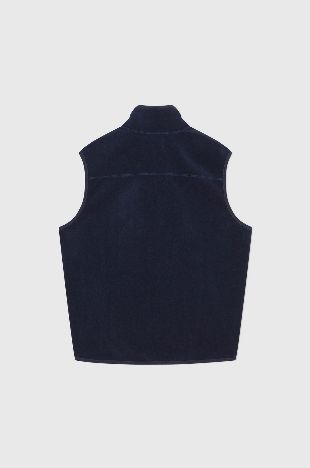 DAX PATCH ZIP FLEECE GILET ETERNAL BLUE