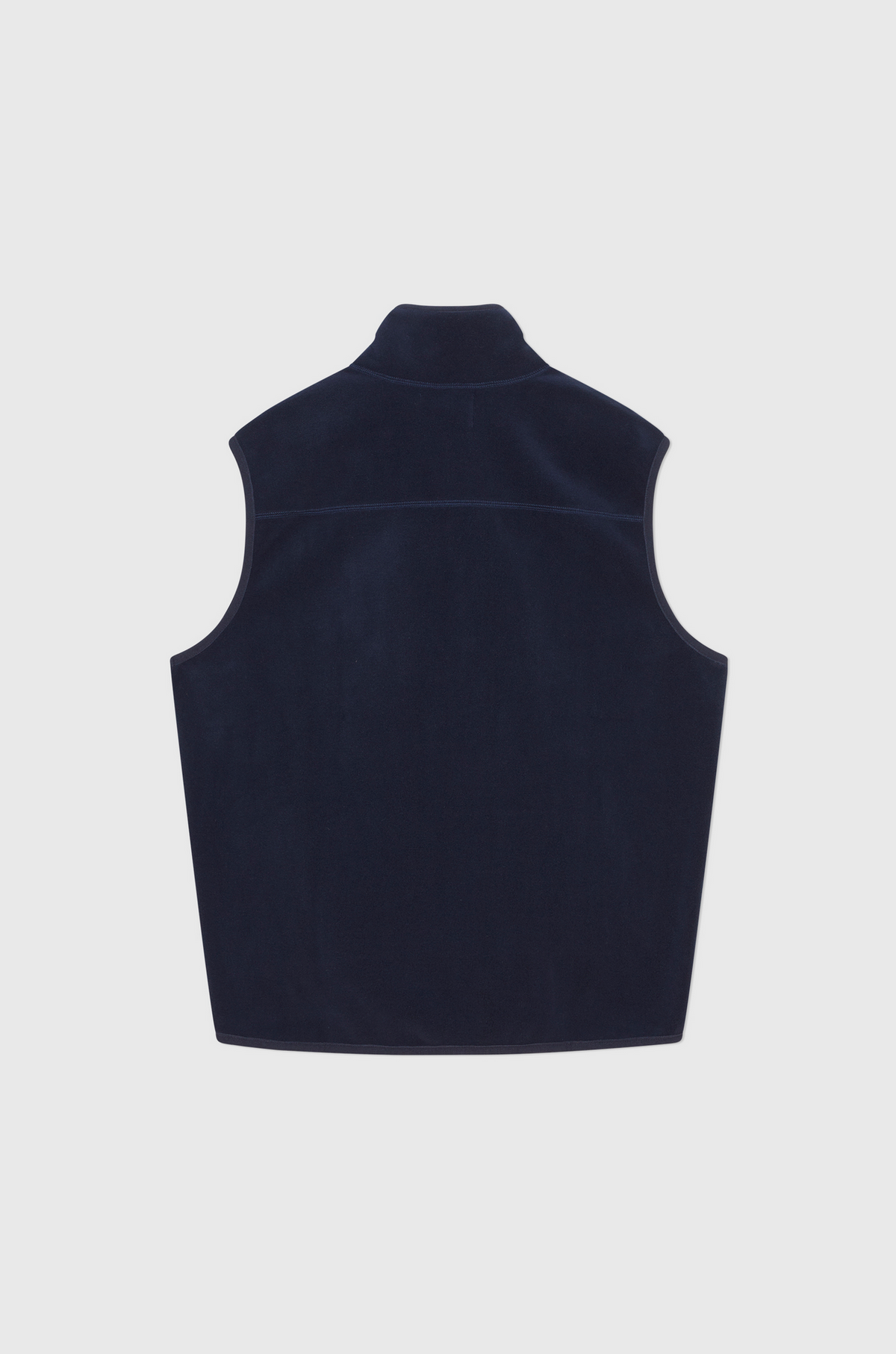 DAX PATCH ZIP FLEECE GILET ETERNAL BLUE