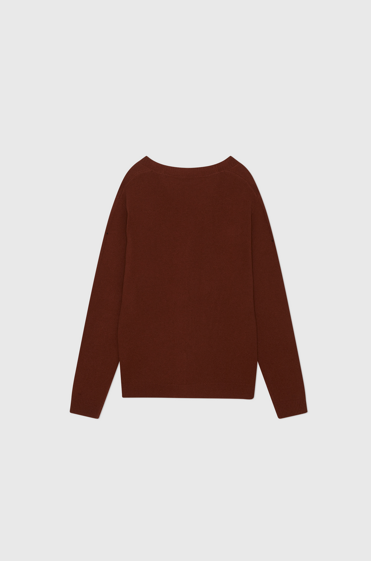 LEO LAMBSWOOL CARDIGAN AUTUMN RED