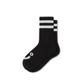 HAPPY SAD  RIB SOCKS BLACK