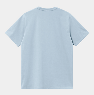 AMERICAN SCRIPT TEE FROSTED BLUE