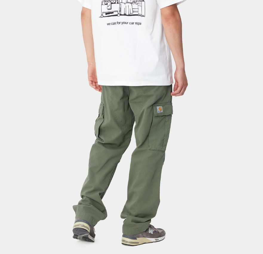 REGULAR CARGO PANT DOLLAR GREEN GARMENT DYE