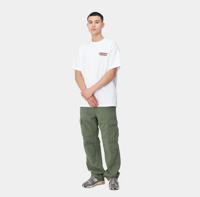 REGULAR CARGO PANT DOLLAR GREEN GARMENT DYE